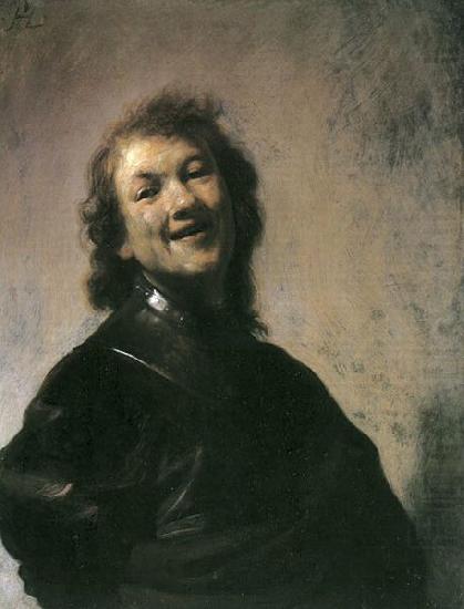 Rembrandt laughing, REMBRANDT Harmenszoon van Rijn